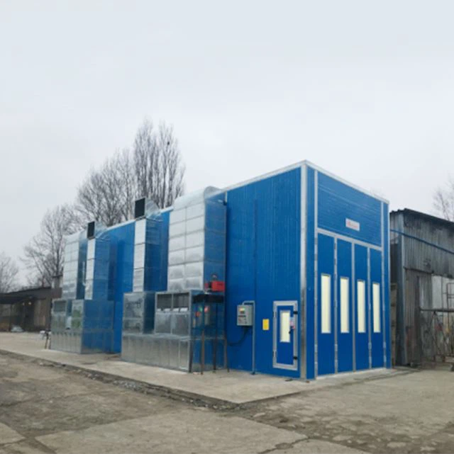 Большой автобус спрей-стенд